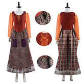 Mary Sanderson Costumes Hocus Pocus 2 Halloween Cosplay Costumes ACcosplay