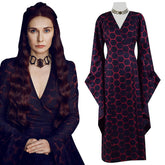 Game Of Thrones Season 8 Melisandre Costume Halloween Cosplay Party Long Dress - ACcosplay