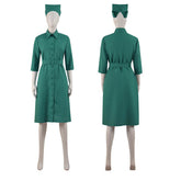 Ratched Costume Nurse Mildred Ratched Dress Cosplay Outfits for Women ACcosplay