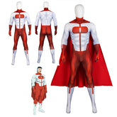 Omni-Man Costume Nolan Grayson Cosplay Superhero Jumpsuit Halloween Carnival Suit