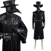 Halloween Plague Doctor Costume Hat Steampunk Bird Mask Cosplay Outfit - ACcosplay