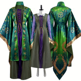 Winifred Sanderson Halloween Costumes Women Plus Size Dress Hocus Pocus Cosplay Halloween Outfit