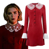 The Chilling Adventures of Sabrina Red Dress Cosplay Halloween Costume - ACcosplay