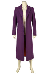 The Dark Knight Batman Joker Clown Purple Coat Cosplay Men Halloween Costume - ACcosplay
