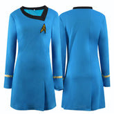 Star Trek The Original Series The Female Duty Uniform Blue Dress Cosplay Costume