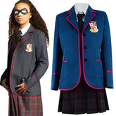 Adult The Umbrella Academy Blue School Uniform Outfit Cosplay Costume - ACcosplay