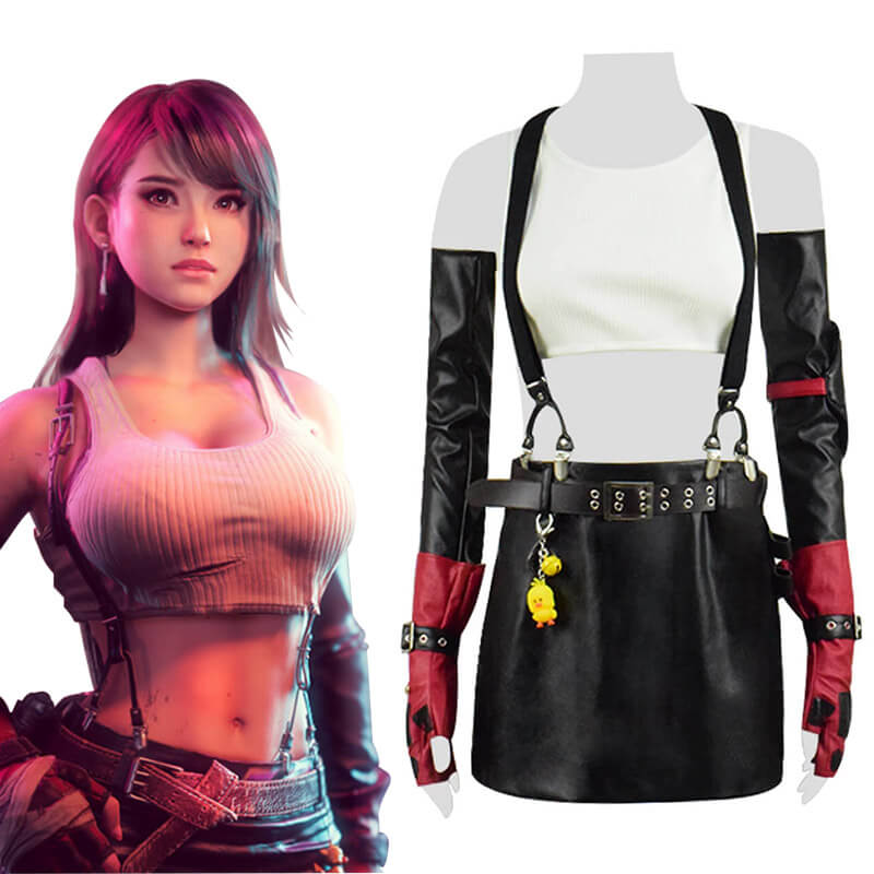 Sexy Final Fantasy VII Remake Tifa Lockhart Suit Cosplay Costume 2019 ACcosplay - ACcosplay