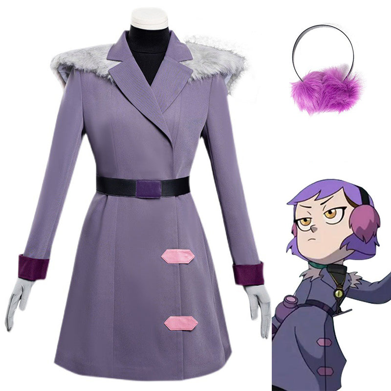 The Owl House Amity Blight Cosplay Costume Amity Winter Moments Coat S –  ACcosplay