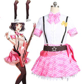 BanG Dream Poppin'Party Arisa Ichigaya Cosplay Costume Honey Dress