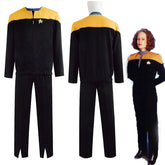 Star Trek Voyager Star Fleet Cosplay B'Elanna Torres Costume Yellow Jacket Uniform