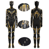 Black Panther 2 Shuri Cosplay Costume Shuri Battle Suit Supergirl Black Jumpsuit Halloween Outfit