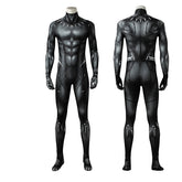 Black Panther Costume T'Challa Cosplay Superhero Jumpsuit Superman Black Suit