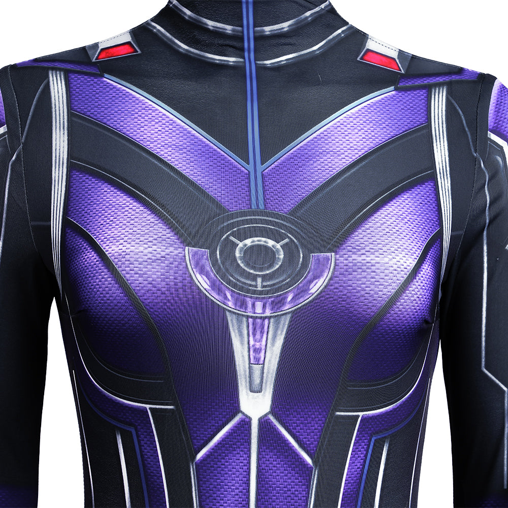 Cassie Lang Cosplay Costume Ant Man and the Wasp Quantumania Purple Jumpsuit