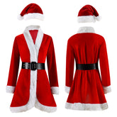 2022 Christmas Lady Cosplay Costume Christmas Party Suit Sexy Red Dress Bunny Girl Uniform