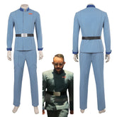 The Mandalorian Season 3 Dr. Pershing Cosplay Costume Star Wars Halloween Party Suit