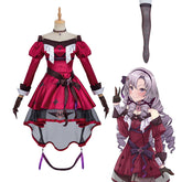 Virtual YouTuber Cosplay Anime VTuber Hyakumantenbara Salome Costume Purple Dress
