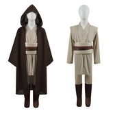 Star Wars Obi Wan Kenobi Jedi Knight Child Cosplay Costume Kids Halloween Outfit