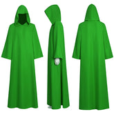 Green Wizard Robes Shadow Wizard Money Gang Halloween Costume Cloak Outfit ACcosplay