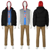 Spider-Man: Across the Spider-Verse 2023 Miles Morales Cosplay Costume Coat Vest Outfit