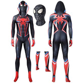 Spider Man Bodysuit Costume Spider-Man PS5 Miles Morales Cosplay Superhero Jumpsuit