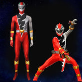 Power Rangers Red Ranger Costume Kishiryu Sentai Ryusoulger Soldier Jumpsuit Bodysuit