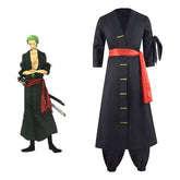 One Piece Roronoa Zoro Cosplay Costume Hot Anime Suit Kimono Kinomo