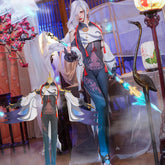 Shenhe Costumes Genshin Impact Shenhe Cosplay Wig Shenhe Cosplay Outfit for Halloween