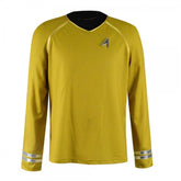 Star Trek Into Darkness Yellow Shirt Star fleet Uniform Cosplay Costume ACcosplay