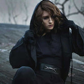 Anakin Skywalker Star Wars Jedi Cosplay Outfit Black Robe Costume ACcosplay