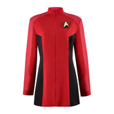 Star Trek Strange New Worlds Costume Nyota Uhura Cosplay Red Starfleet Uniform Dress