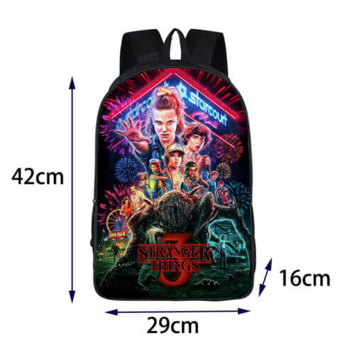 Stranger Things 3 Backpack School Bag Bookbag for Kids Children Boys Girls - ACcosplay