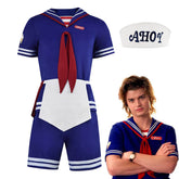 Steve Scoops Ahoy Costume Stranger Things 3 Steve Harrington Cosplay Steve Ice Cream Outfit