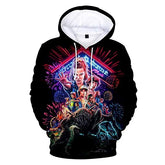 Stranger Things Hoodie Sweatshirt Short Sleeve Cotton T-Shirt Hat for Unisex - ACcosplay