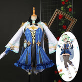 Genshin Impact Sucrose Cosplay Costume Game Saccharose Suit Lolita Party Dress Wig Hat