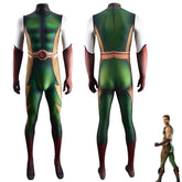 The Boys Season 1 Kevin The Deep Cosplay Costume Green Jumpsuit For Kids Adults