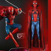 What If Cosplay Zombie Hunter Costume Spiderman Jumpsuit With Cloak