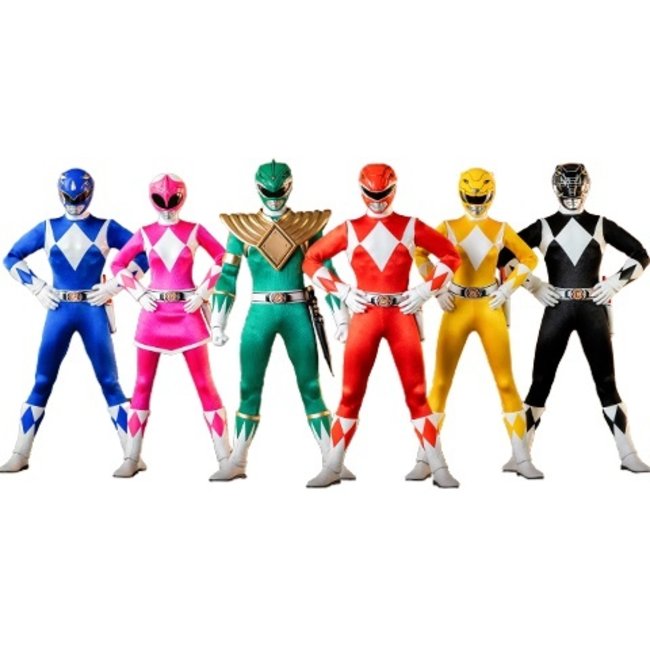 Power Rangers Cosplay Costume Kids Adult Bodysuit Halloween Jumpsuit ...