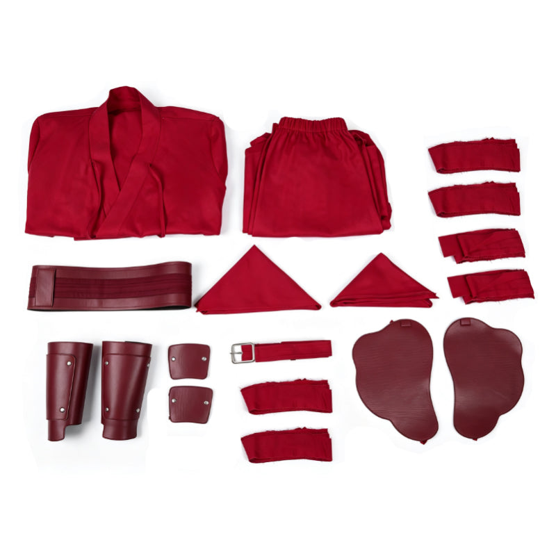 Spiderman Brand New Day The Hand Ninja Cosplay Costume Red Halloween Suit ACcosplay