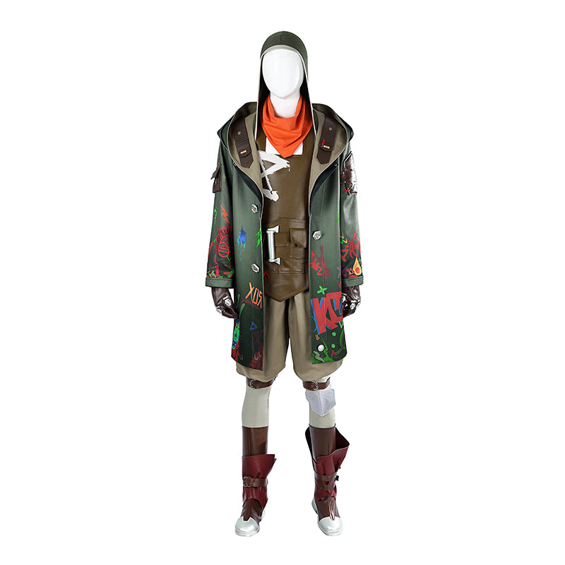 Arcane Season 2 League of Legends LOL Ekko Cosplay Costume Halloween Outfit ACcosplay