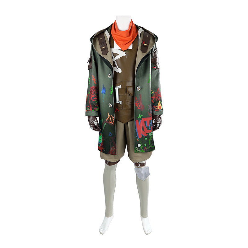 Arcane Season 2 League of Legends LOL Ekko Cosplay Costume Halloween Outfit ACcosplay