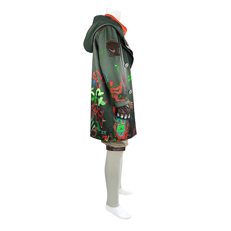 Arcane Season 2 League of Legends LOL Ekko Cosplay Costume Halloween Outfit ACcosplay