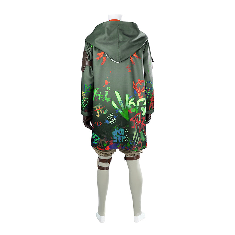 Arcane Season 2 League of Legends LOL Ekko Cosplay Costume Halloween Outfit ACcosplay