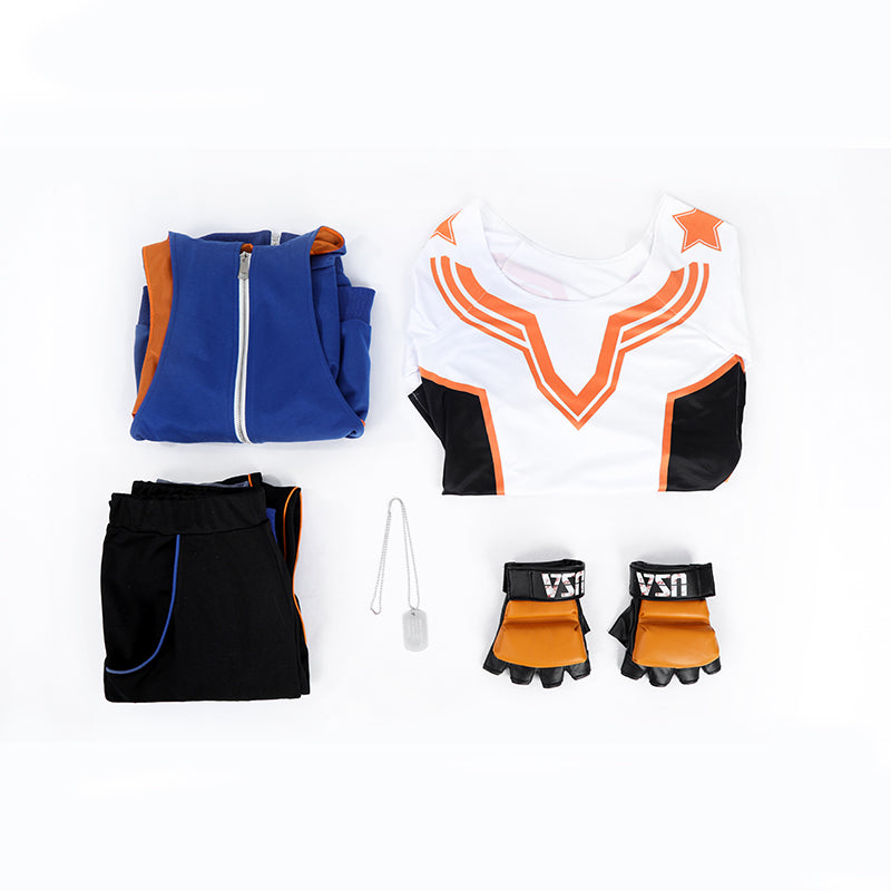 SF Street Fighter 6 Luke Cosplay Costume Halloween Outfit ACcosplay