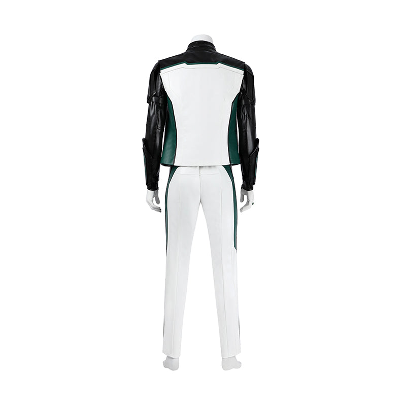 Superman Green Lantern White Suit Cosplay Costume Legacy Green Lantern Outfit Hallowenn ACcosplay