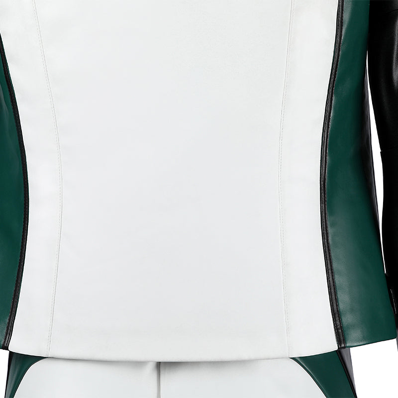 Superman Green Lantern White Suit Cosplay Costume Legacy Green Lantern Outfit Hallowenn ACcosplay