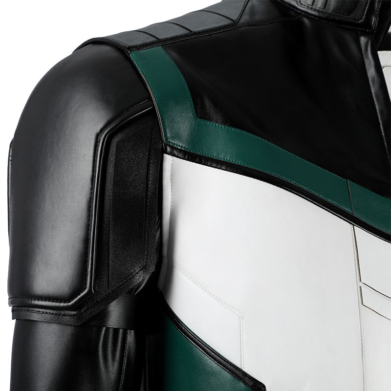 Superman Green Lantern White Suit Cosplay Costume Legacy Green Lantern Outfit Hallowenn ACcosplay