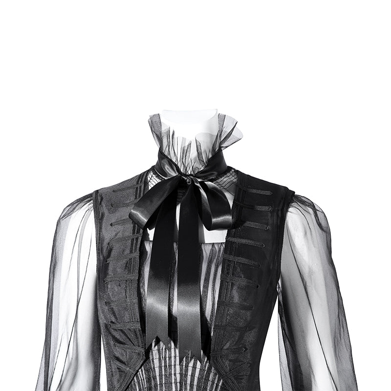 Wednesday Season 2 Wednesday Black Dance Mesh Dress Cosplay Costume ACcosplay