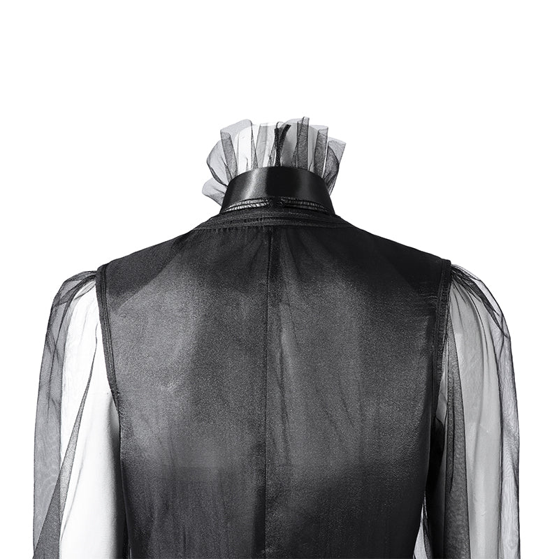 Wednesday Season 2 Wednesday Black Dance Mesh Dress Cosplay Costume ACcosplay