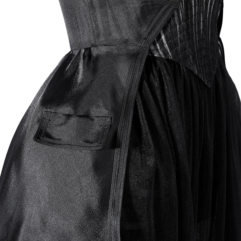 Wednesday Season 2 Wednesday Black Dance Mesh Dress Cosplay Costume ACcosplay