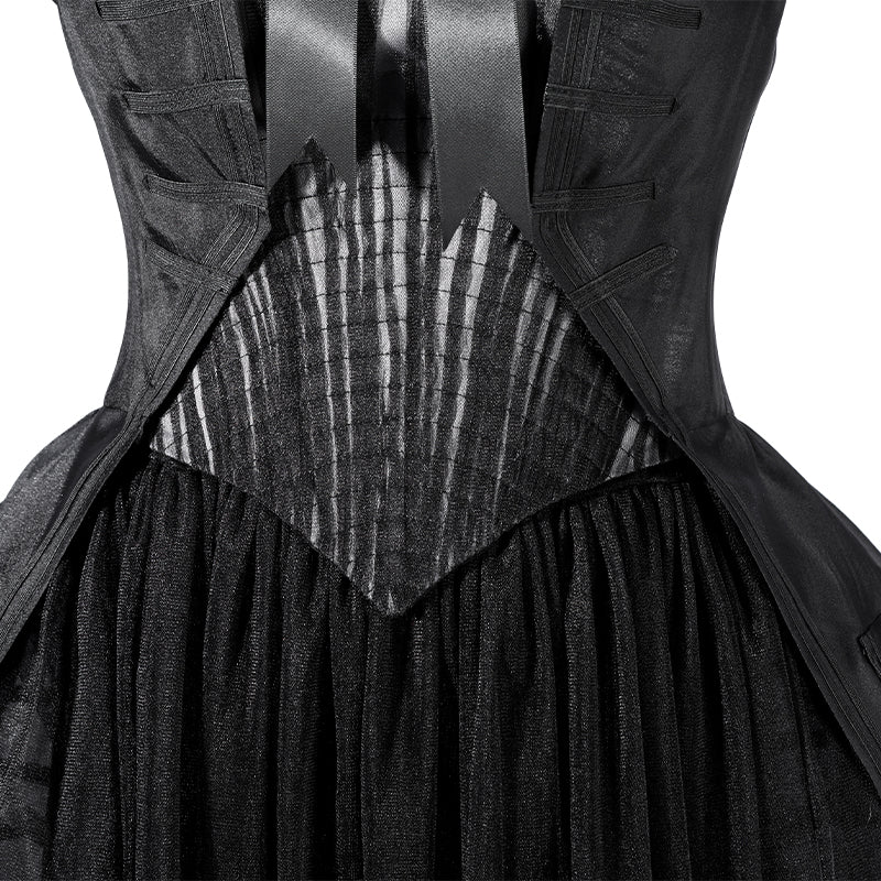 Wednesday Season 2 Wednesday Black Dance Mesh Dress Cosplay Costume ACcosplay